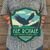 Metal Emblem Sign: NP Isle Royale National Park