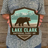 Metal Emblem Sign: NP Lake Clark National Park