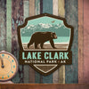 Metal Emblem Sign: NP Lake Clark National Park