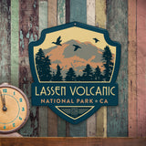 Metal Emblem Sign: NP Lassen Volcanic National Park