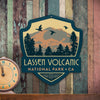 Metal Emblem Sign: NP Lassen Volcanic National Park