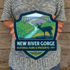 Metal Emblem Sign: NP New River Gorge National Park