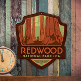 Metal Emblem Sign: NP Redwood National Park