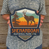Metal Emblem Sign: NP Shenandoah National Park