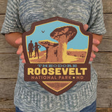 Metal Emblem Sign: NP Theodore Roosevelt National Park