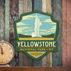Metal Emblem Sign: NP Yellowstone National Park