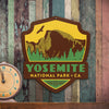 Metal Emblem Sign: NP Yosemite National Park