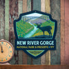 Metal Emblem Sign: NP New River Gorge National Park