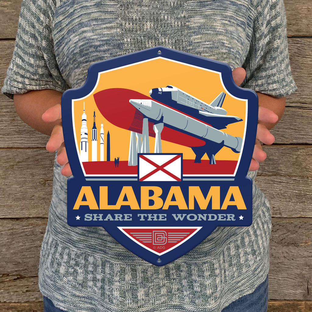Metal Emblem Sign: SP Alabama