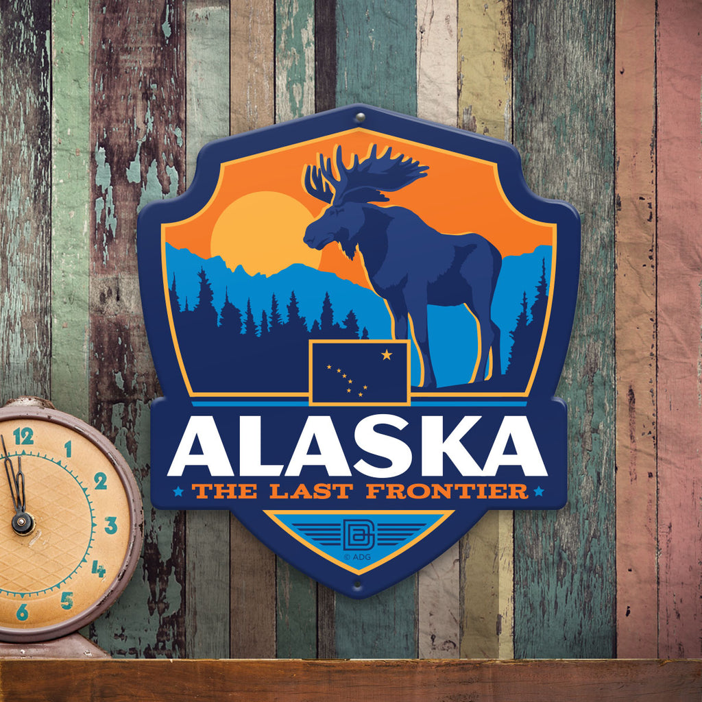 Metal Emblem Sign: SP Alaska