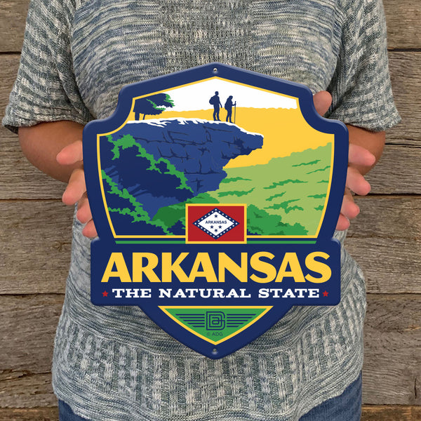 Metal Emblem Sign: SP Arkansas