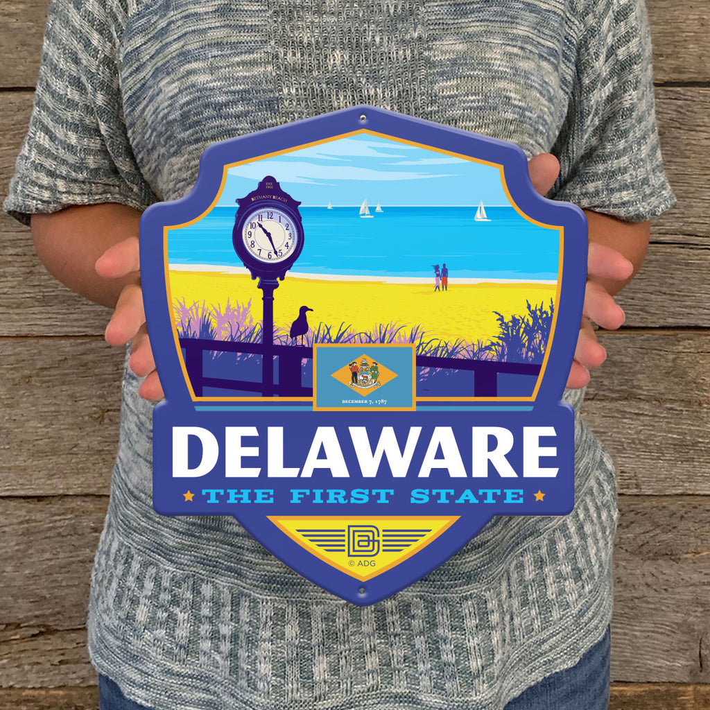 Metal Emblem Sign: SP Delaware
