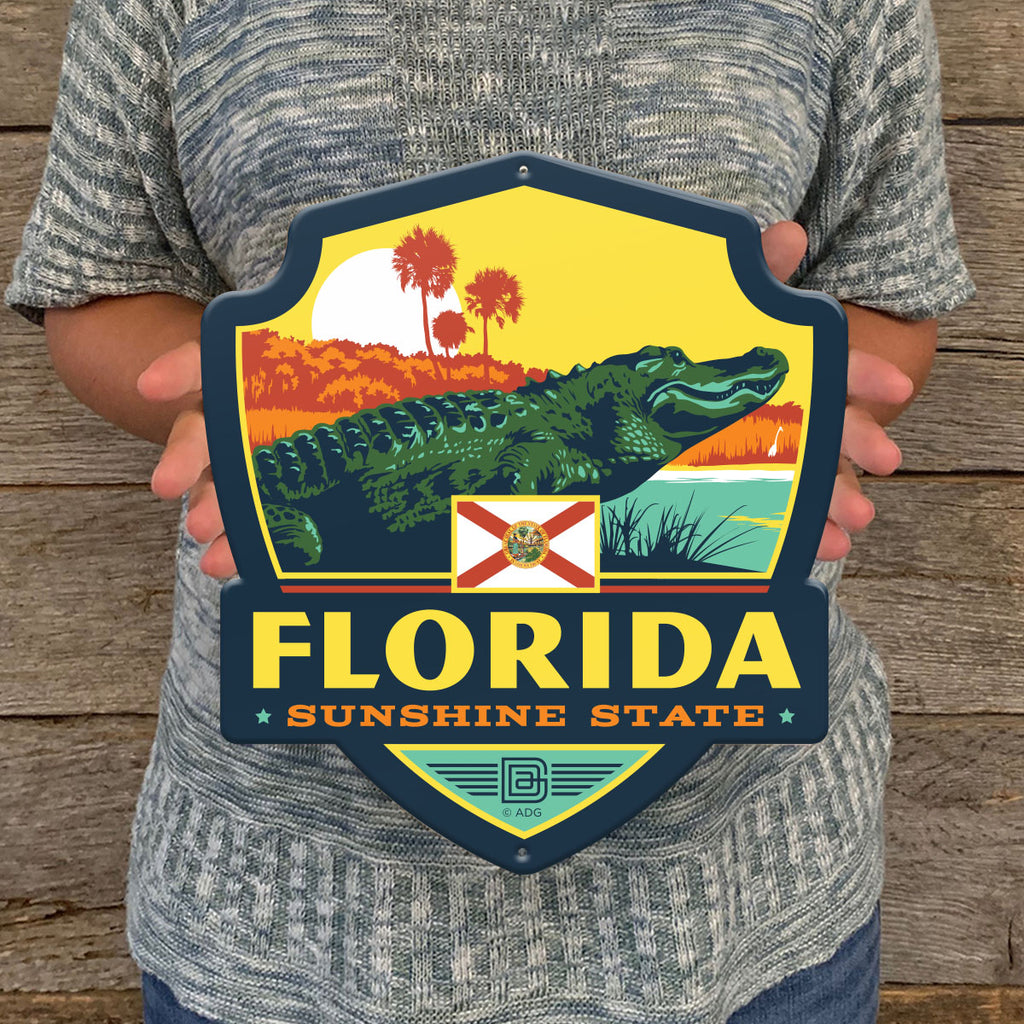 Metal Emblem Sign: SP Florida