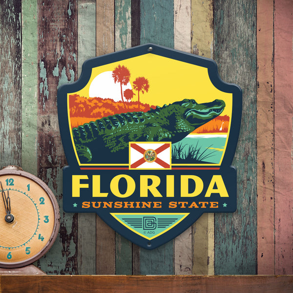 Metal Emblem Sign: SP Florida
