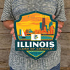 Metal Emblem Sign: SP Illinois