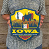 Metal Emblem Sign: SP Iowa