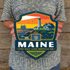 Metal Emblem Sign: SP Maine