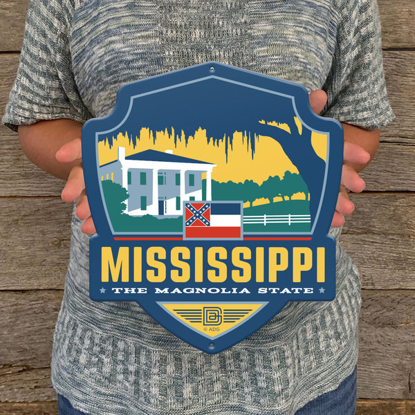 Metal Emblem Sign: SP Mississippi