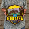 Metal Emblem Sign: SP Montana