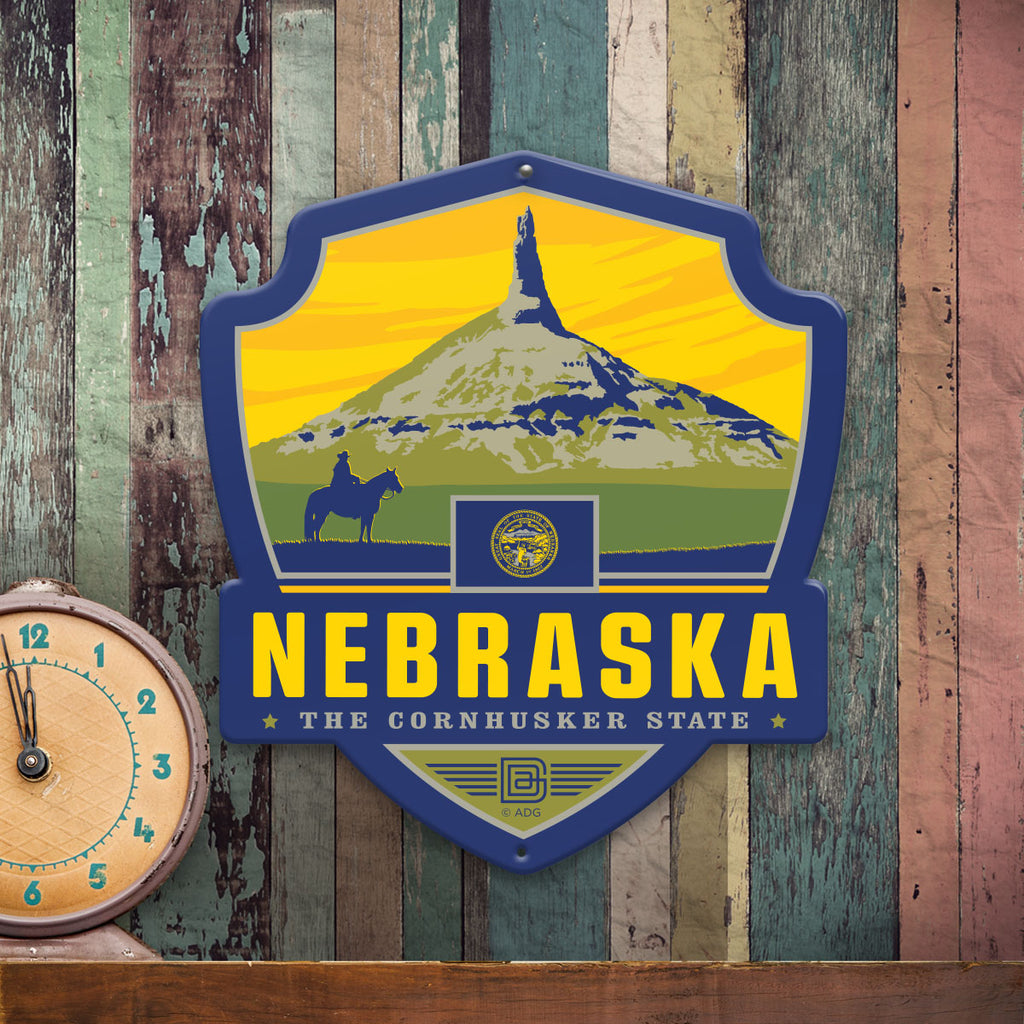 Metal Emblem Sign: SP Nebraska