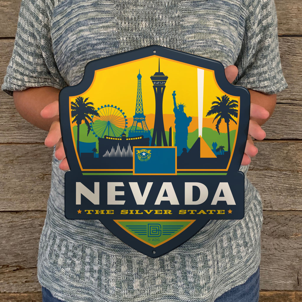 Metal Emblem Sign: SP Nevada