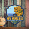 Metal Emblem Sign: SP New Hampshire