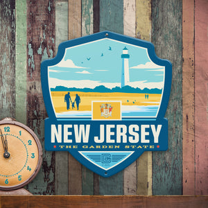 Metal Emblem Sign: SP New Jersey