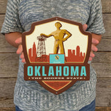 Metal Emblem Sign: SP Oklahoma