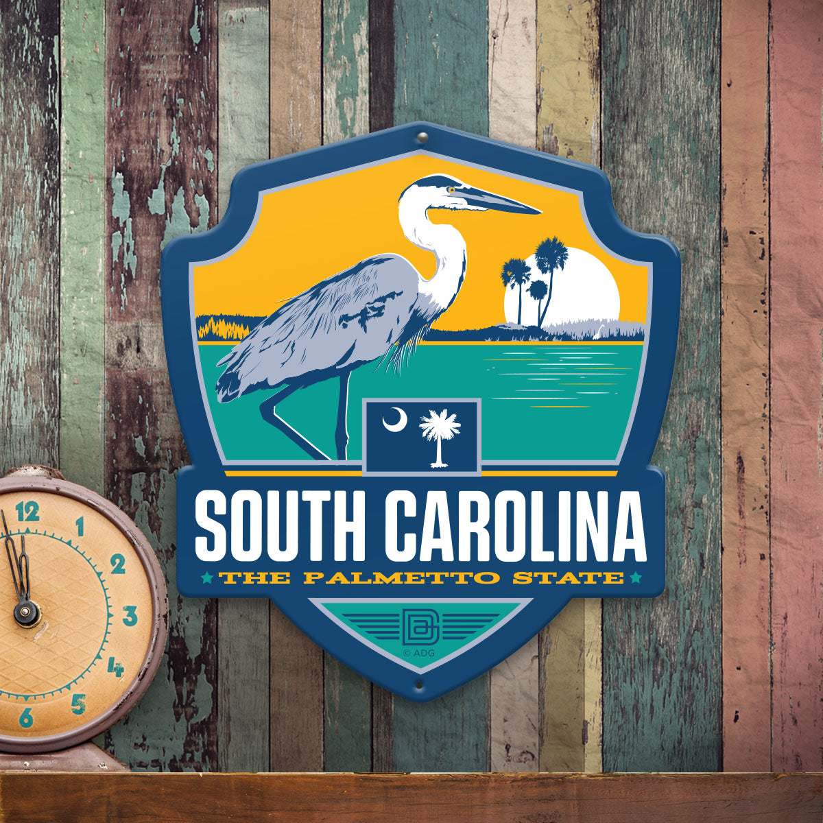 Metal Emblem Sign: SP South Carolina