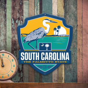 Metal Emblem Sign: SP South Carolina