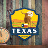 Metal Emblem Sign: SP Texas