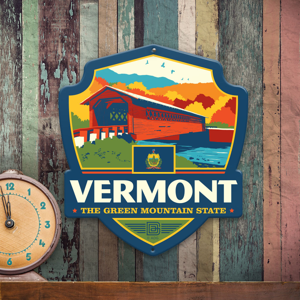 Metal Emblem Sign: SP Vermont