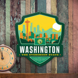 Metal Emblem Sign: SP Washington