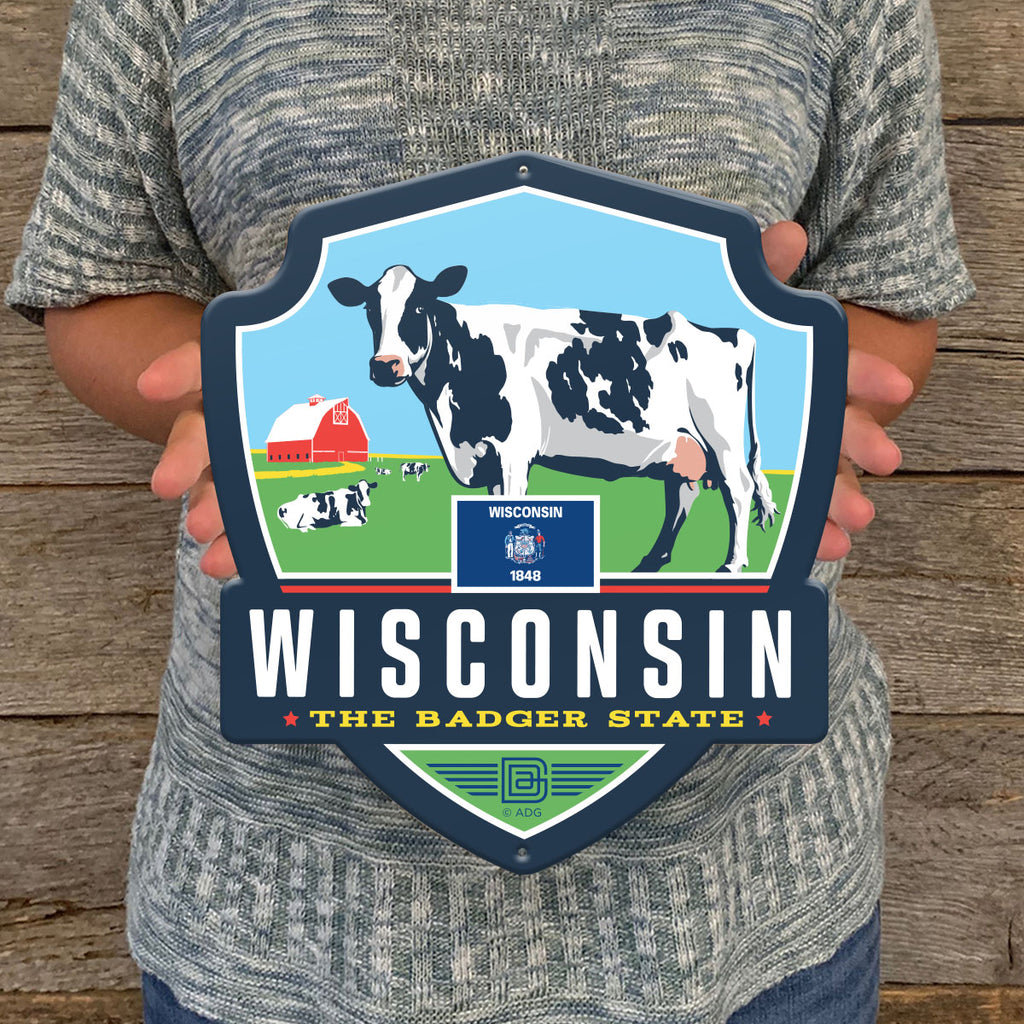 Metal Emblem Sign: SP Wisconsin