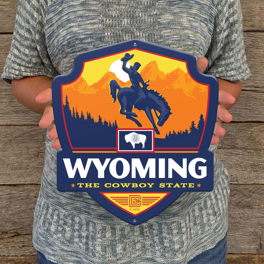 Metal Emblem Sign: SP Wyoming