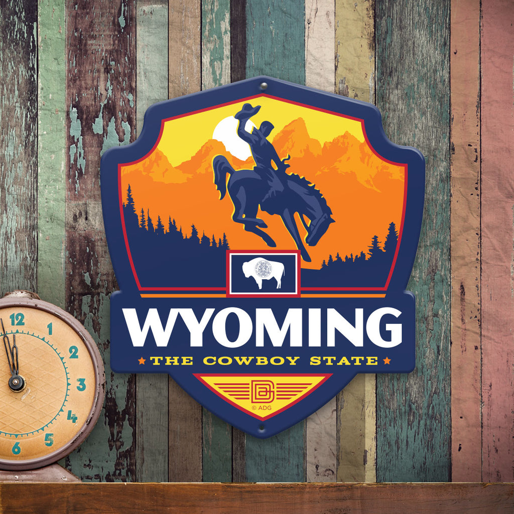 Metal Emblem Sign: SP Wyoming