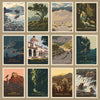 POSTCARDS: National Parks 63-piece Set by Kenneth Crane