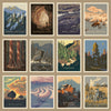 POSTCARDS: National Parks 63-piece Set by Kenneth Crane