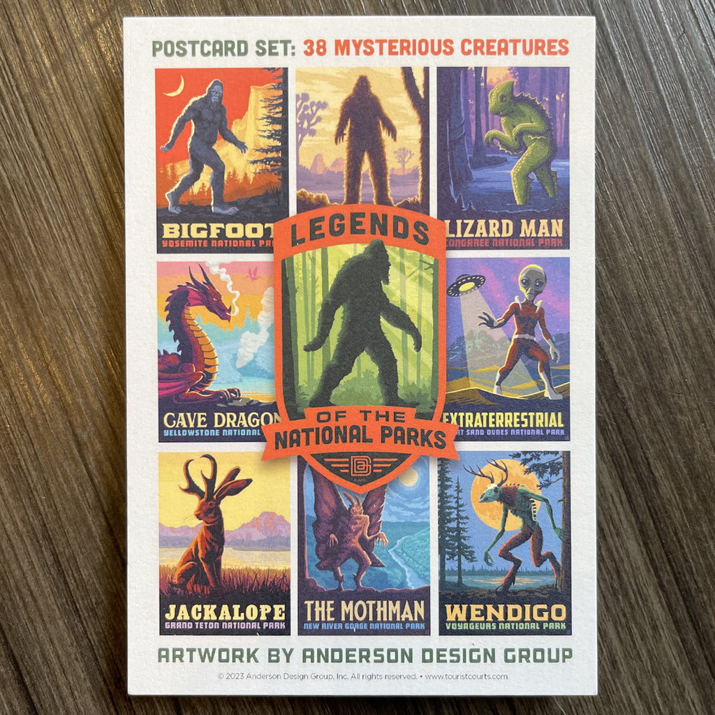 POSTCARDS: Legends Of The National Parks 38-piece Set