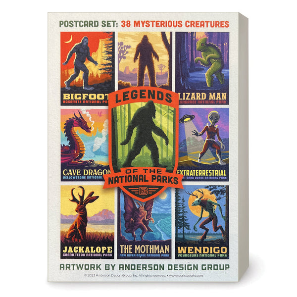 POSTCARDS: Legends Of The National Parks 38-piece Set – Anderson
