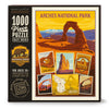 Anderson Design National Parks Arches Collage 1000 Pieces Puzzle