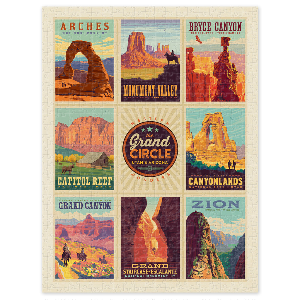 500-Pc. Puzzle: Grand Circle (Utah & Arizona Parks)