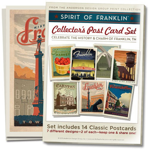 S.O.F. 14 Pc. Franklin Postcard Set
