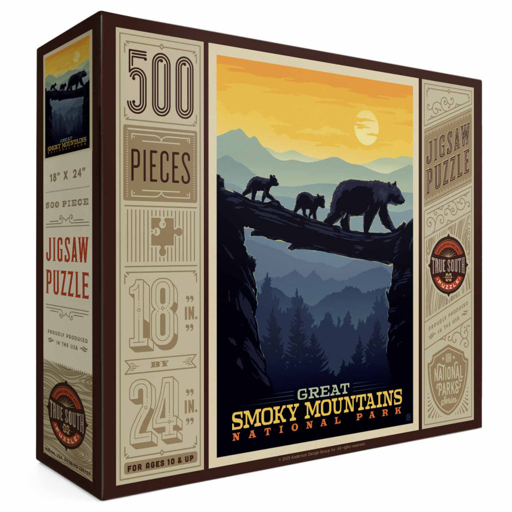 500-Pc. Puzzle: Great Smoky Mtns National Park (Bear Crossing)