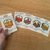 Iron-On Embroidered Patches: Set of 5 Utah Parks Emblems