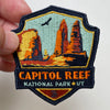 Iron-On Embroidered Patches: Set of 5 Utah Parks Emblems
