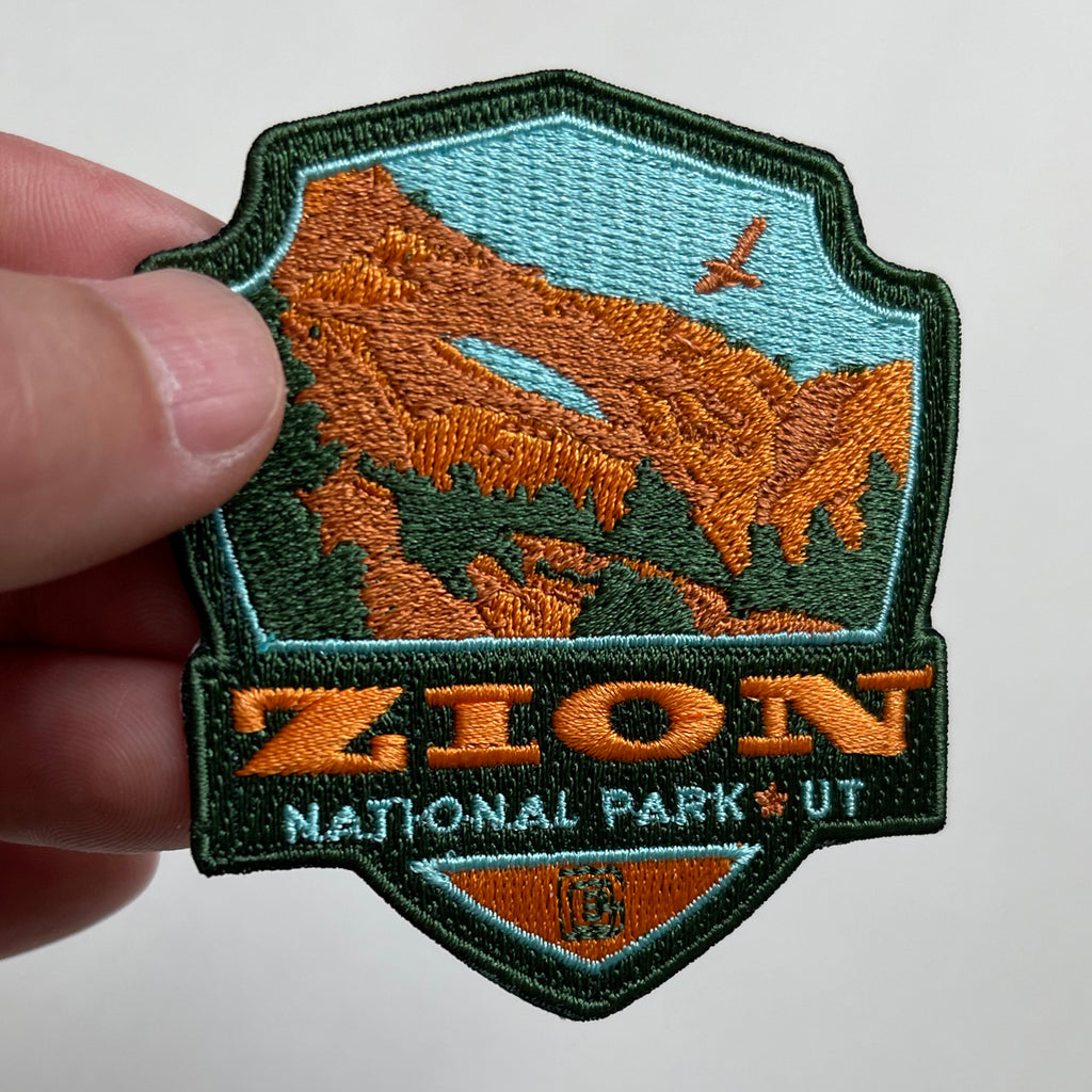 Iron-On Embroidered Patches: Set of 5 Utah Parks Emblems - Anderson Design  Group