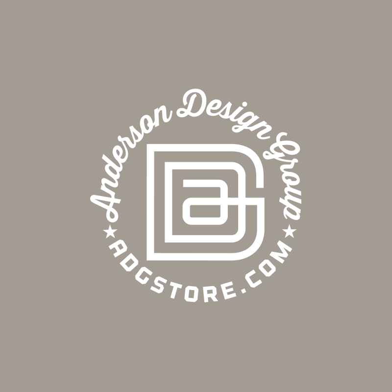 Andy Anderson メタルサインプレート　モダンヴィンテージステッカー付 Metal Sign – Anderson Design Group